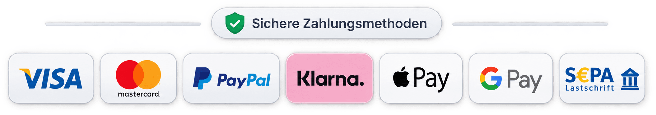 Zahlungsmethoden Desktop